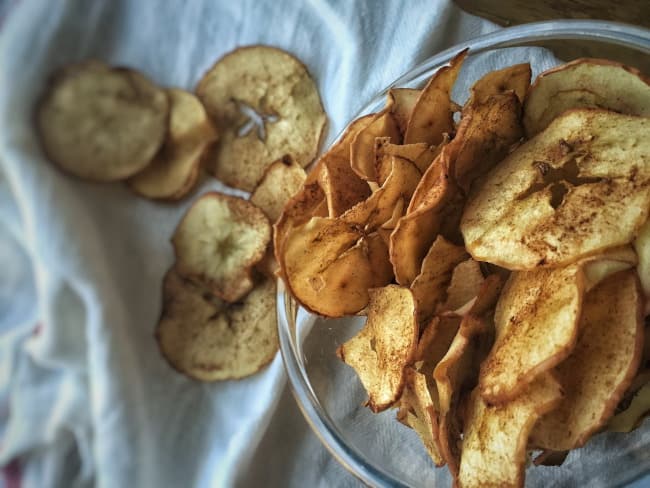 Apple Cinnamon Chips - Fat Free in an Air Fryer