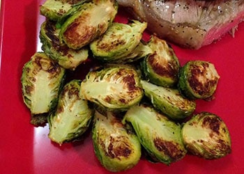 Brussels Sprouts - Air Fryer Recipes at https://thehealthykitchenshop.com///