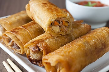 Spring Rolls - Air Fryer Recipes at https://thehealthykitchenshop.com///