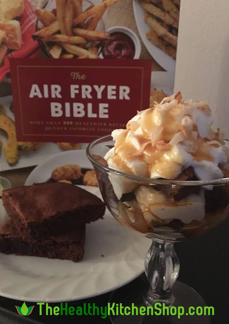 Air Fryer Recipe - Brownies After Dark, from The Air Fryer Bible